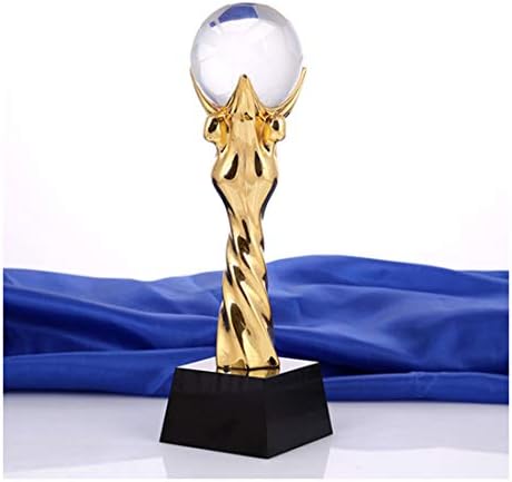 DEC Crystal Trophy Gold Awards for Sport Tournaments, Football/Basketball/Volleyball Winner Award Trophies