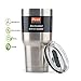 Stainless Steel Tumbler,Picus 30 oz (Ounce) Double Wall Vacuum Insulated Rambler,Thermal Coffee Travel Cup Rambler Mug (Stainless Steel)