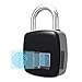 Win-digital Fingerprint Padlock,Waterproof Keyless Padlock, Suitable for Gym,House Door, Suitcase, Backpack,Office, Support USB Charging