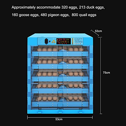 Automatisch Geflügel Eier Inkubator 320 Groß Hähnchen Brüter Brutmaschine Zum Schraffur Wachteln Taube Gans Fasan… – Bild 4