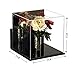 Deluxe Acrylic Collectible Wedding Flower Bouquet Display Case with Mirror and Wall Mount (A031)