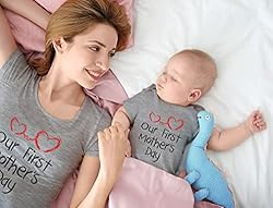 Tstars Our First Mothers Day Mommy and Me Matching