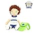 Funukkah Hanukkah Boy Doll and Illustrated Book