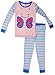 SkipHop Zoo Little Kid and Toddler Pajama Set, Blossom Butterfly, 5T