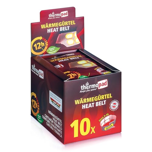 THERMOPAD Wärmegürtel - 10 Wärmegürtel für den Rücken (12h / Stretch)