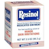 Special pack of 6 Resinol Ointment Resinol Medicated Ointment Jar - 3.3 oz