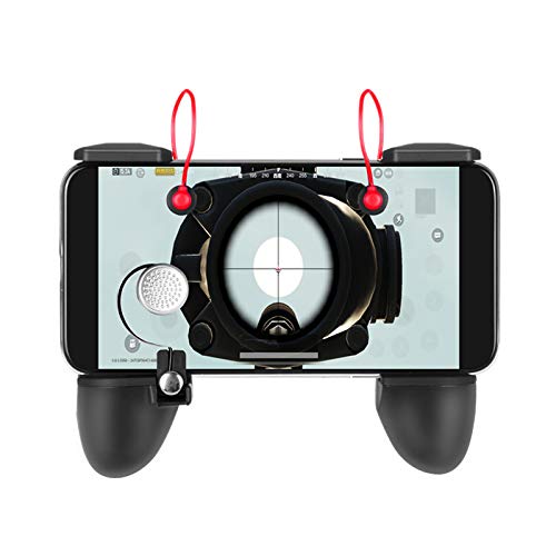 Mobile Game Controller [Upgrade Version Bundle] - WeeDee Fortnite PUBG Mobile Controller with Gaming Trigger,Ergonomic Design Gaming Grip and Gaming Joysticks for Android iOS Phones
