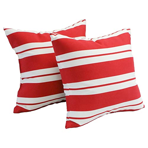 Spun Polyester 17-Inch Outdoor Throw Pillows (Set Of 2) Co-Jo18-12-S2