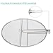 JXJ Stainless Steel Heavy Duty Fine Mesh Splatter Screen With Foldable Stainless Steel Handle- A Premium Grease Guard That Fits Any Pot or Pan and Stops the Splatter, 13