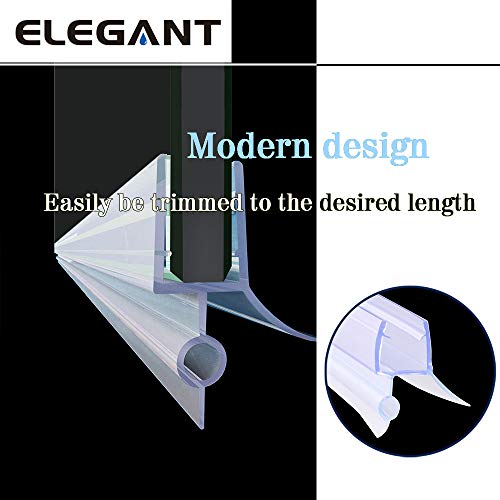 ELEGANT Shower Door Sweep Seal with Drip Rails (28 Inch) Pricepulse