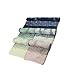 Women's Fashion Long Soft Wraps Scarf Scarves Vintage Printing - Dark Blue
