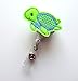 Baby Turtle - Retractable ID Badge Reel - MD Badge Holder - Cute Badge Reel - Nurse Badge Holder - Nursing Badge Clip - Teacher Badge