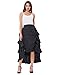 GK Vintage Dress Three Tiered Tail Skirt Black Pinstirpe Gothic Victorian Steampunk L