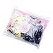Ever Fairy 4 Pack Women Elastic Flower Printed Turban Head Wrap Headband Twisted Hair Band