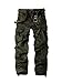 AKARMY Men's Casual Cargo Pants Military Army Camo Pants Combat Work Pants with 8 Pockets(No Belt) F Camo 34