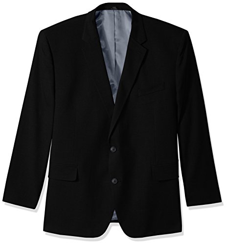 Haggar Men's Big and Tall J.m Premium Stretch Classic Fit 2-Button Coat, Black, 52R
