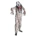 Boys Infected Zombie Skeleton Fancy Dress Costume - 4 Piece Quality Costume,Med (48-53 Ins/122cm-134cm),Gray
