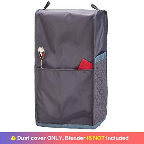 HOMEST Quilted Blender Dust Cover with Accessory Pocket Compatible with