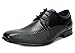 Bruno Marc Men's Gordon-01 Black Classic Modern Formal Oxfords Lace Up Leather Lined Snipe Toe Dress Shoes - 12 M US