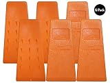 5.5 Inch Barbed Felling Wedge Chain Saw Logging Supplies Set of 6