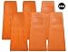Cold Creek Loggers 5.5 Inch Barbed Felling Wedge Chain Saw Logging Supplies Set of 6