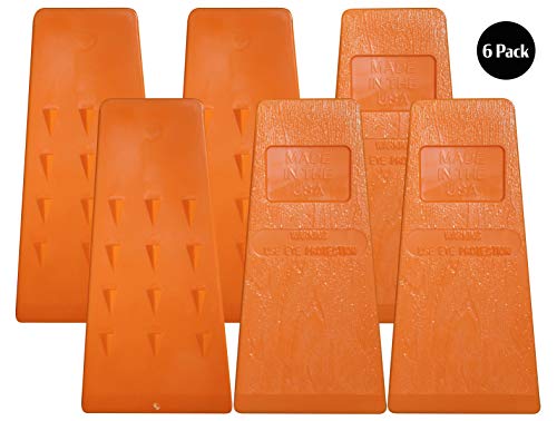 5.5 Inch Barbed Felling Wedge Chain Saw Logging Supplies Set of 6