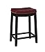Linon Claridge Red Counter Stool, 26