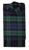 iLuv Black Watch Tartan Scarf Modern Lambswool