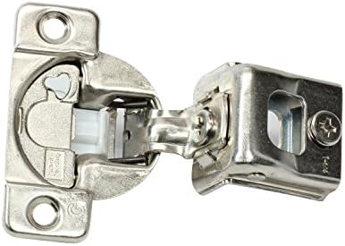 10 Pack Rok Hardware Grass TEC 864 108 Degree 1-1/4" Overlay 3 Level Soft Close Screw On Compact Cabinet Hinge 04547A-15 3-Way Adjustment 45mm Boring Pattern