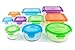 Wean Green Meal Tubs 36oz/1090ml Glass Food Storage Containers - Blueberry (Set of 4)