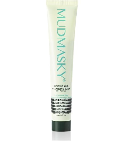 Amazon.com : MUDMASKY Pearl Polish Superglow Pink Clay Mask 2.0 OZ