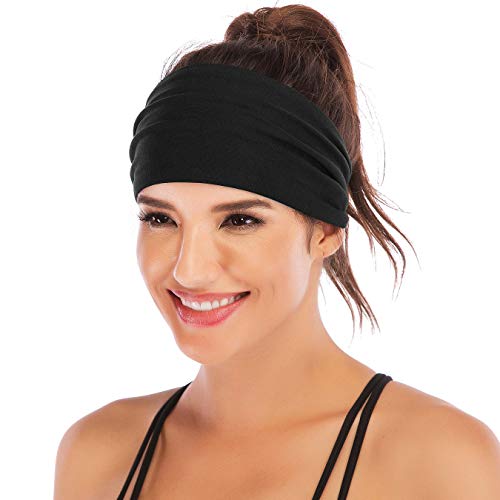 image for Heathyoga Non-Slip Headband for Women -Silicone Grippy Sweatband & Spo
