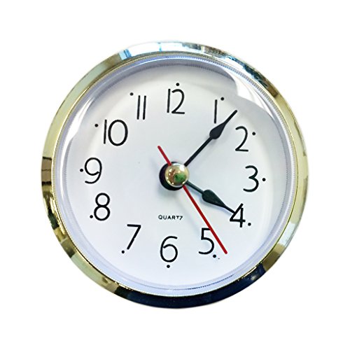 Clock Face 2 1/2 Insert White Replacement Parts Numbers Wall Clocks
