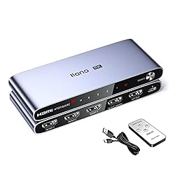 llano HDMI 2.1 Switch, HDMI Auto Switcher 4K@120Hz