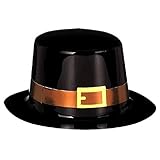 Amscan Mini Pilgrim Black Top Hat For Thanksgiving Party | Accessory