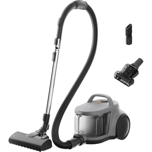 Electrolux Vacuum Cleaner Bagless Animal 500 EL51A2UG, TurboTextile and AllFloor Suckers, 99.99% vacuuming efficiency, XXL dust container, 2L, Ergonomic design, 9-meter range, Grey