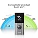Zmodo Greet Pro Smart Video Doorbell, 1080p Security Camera w/ 180 Degree Viewing Angle, Works with Alexa (Echo Show/Fire TV)