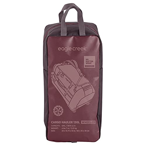 Eagle Creek Cargo Hauler 130L Wheeled Duffel Travel Bag with Backpack