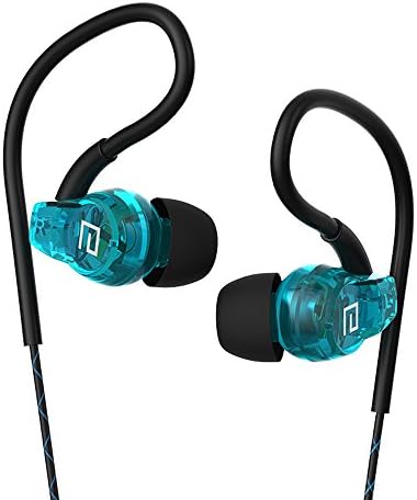 Earpods, Daono SP80A Sport Sweatproof Earphones Headphones with Microphone for Running Gym,Noise Isolating In Ear Earbuds for iPhone iPod iPad Laptop Mac Tablets (blue)