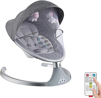 grey baby rocker chair
