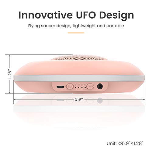 ODOMY White Noise Sound Machine for Sleeping with 20 Non-Looping Soothing Sounds Colorful Gradual Night Light Baby/Kids/Adults Sleep Therapy Sound Machine with Auto-Off Timing and Memory Function - Thumbnail 7