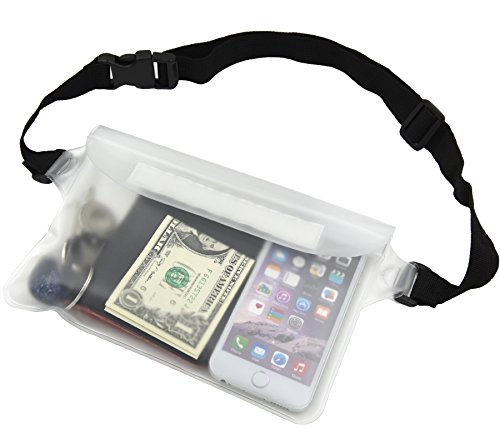 image for NKTM Waterproof Pouch Dry Bag Fanny Pack with Waist Strap Keep Your Ce