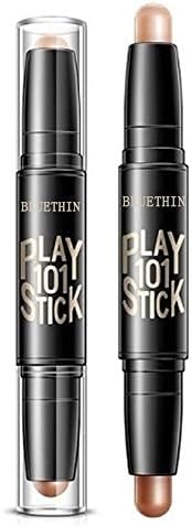 Hide The Blemish Concealer Makeup Set Covering Dark Circles Powder Cream Cream Face Lips Concealer Highlight Contour All Day Concealer Pen Faulty Face 24+ Hour Flawless Full Coverage,SPF 50 (A)