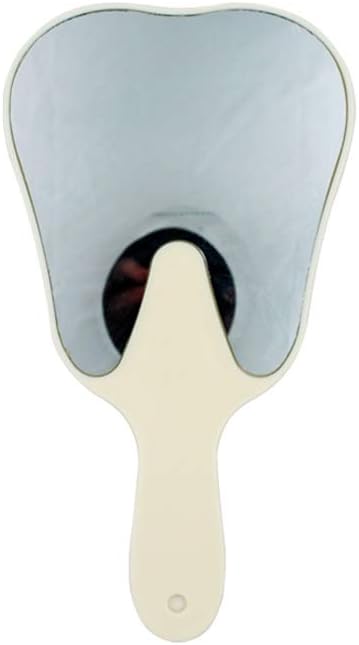 Dental Hand Mirror With Portable Mirror Love Hand Mirror Small Mirror Handheld Hd Makeup Mirror Handle Mirror Hand Mirror Makeup Handle Mirror,White [Energy Class A]