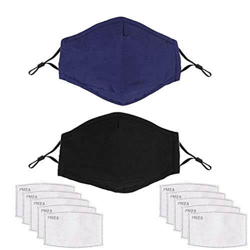 Nice-Components 2 Pcs Anti Flu Reusable Mask, 20 Pcs Filter, Maintenance-free Anti-particle Dustproof Medical Mask,Medical Disposable Mask, (3) - Thumbnail 6