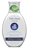 Live Clean Baby calming bedtime BUBBLE BATH AND WASH, 300ml (1)