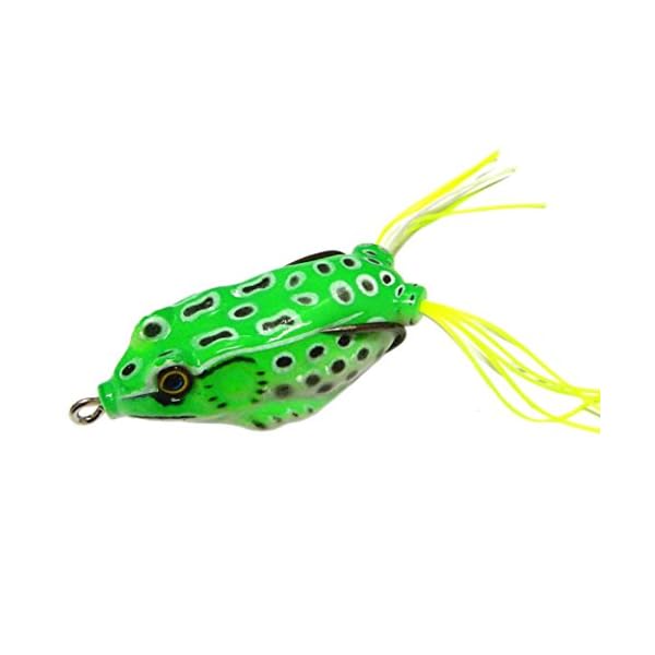 Laimeng6pcs-Frog-Snakeheads-Bait-Fishing-Lures-Bass-Soft-Bait