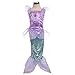 Dressy Daisy Girls' Princess Mermaid Fairy Tales Costume Cosplay Fancy Dress Party Outfit Size 6 Purple