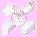 JeVenis 12 PCS Magical Unicorn Party Favor Boxes Unicorn Party Popcorn Treat Boxes Candy Cookie Containers for Baby Shower or Birthday Party Favor Supplies Decorations