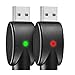 510-Charging USB Threaded Charger Intelligent Overcharge Protection for USB Adapter Devices with LED Indicator, Compatible with Standard 510 Threaded Device USB Charger Cable (Black) (2 Pack)